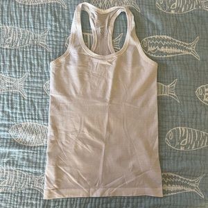 White lululemon Swiftly Tank